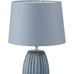 8122/1T COMFI LN25 синий, керамика/текстиль Настольная лампа E27 1*60W 220V LAPUNA