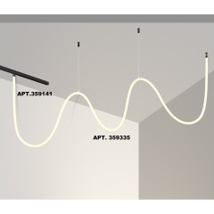 359335 Трековый светодиодный неон 2м Novotech Flum CRI90+ 4000К 2420Лм 360° 25W