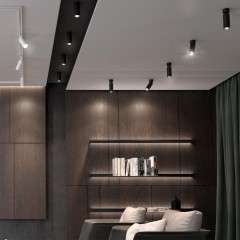 Однофазный двужильный трековый светильник Novotech 370860 SLIM под сменную лампу GU10