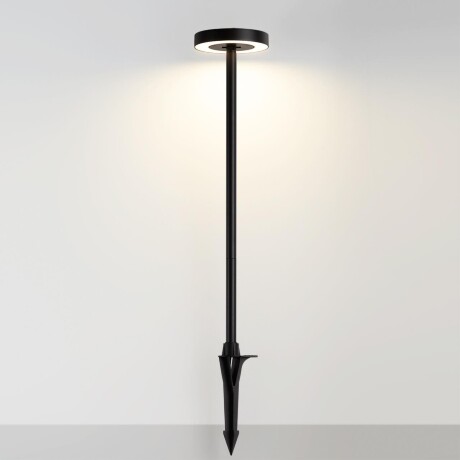 Odeon Light DISC 7189/6GL Ландшафтный уличный светильник с поворотным плафоном из черного матового металла, возможность установки на колышек в землю, IP65 LED 6Вт 3000K CRI80 110° 220В