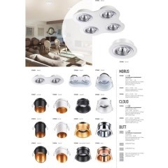 Встраиваемый светильник Novotech 370445 BUTT под лампу 1xGU10 50W