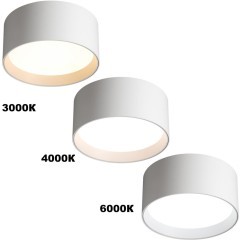 Cветильник накладной светодиодный Novotech с переключ. цв. температуры IP20 LED 24W 220-240V 3000К\4000К\6000К ORBIS 359599