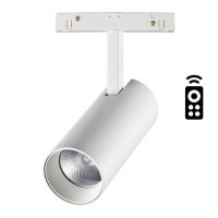 358631 Трековый светодиодный управляемый пультом светильник Novotech Flum CRI90+ 3000-6500К 1800Лм 38° 20W