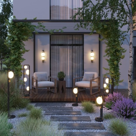 Уличный наземный светильник 60см IP54 G9 1*15W max LUMA 5434/1F