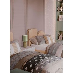 8222/1T MODERNI LN25 зеленый, керамика/текстиль Настольная лампа Е27 1*60W 220V NIANA