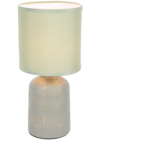 8222/1T MODERNI LN25 зеленый, керамика/текстиль Настольная лампа Е27 1*60W 220V NIANA