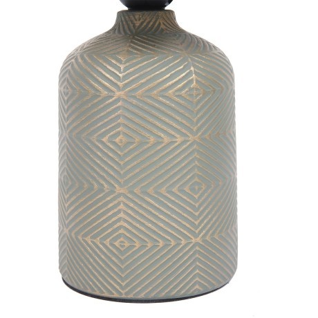 8222/1T MODERNI LN25 зеленый, керамика/текстиль Настольная лампа Е27 1*60W 220V NIANA