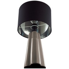 8125/1T COMFI LN25 черный/серый, керамика/текстиль Настольная лампа E27 1*60W 220V HINAMI