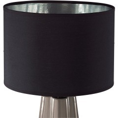 8125/1T COMFI LN25 черный/серый, керамика/текстиль Настольная лампа E27 1*60W 220V HINAMI