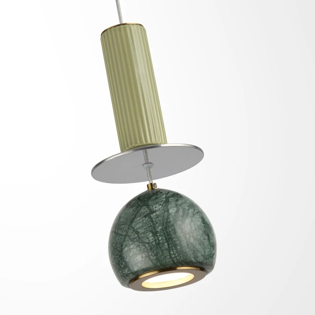 5475/4L ODEON LIGHT EXCLUSIVE JAZZ L-VISION зелёный подвесной светильник, LED 4 Вт, 3000 К, 174 Лм, IP20, подключение 220 В