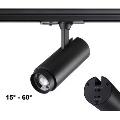 Трехжильный однофазный трековый светодиодный светильник Novotech NAIL 359029 1105лм 5W-9W-13W