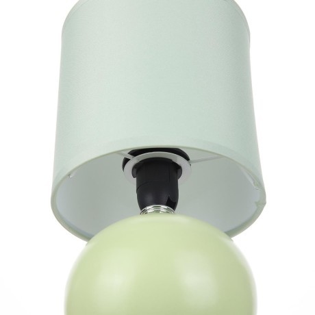8223/1T CLASSI LN25 зеленый, керамика/текстиль Настольная лампа E14 1*40W 220V OCTAVIA