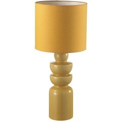 8130/1T MODERNI LN25 желтый, керамика/текстиль Настольная лампа E27 1*60W 220V SEGI
