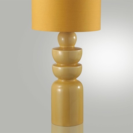 8130/1T MODERNI LN25 желтый, керамика/текстиль Настольная лампа E27 1*60W 220V SEGI
