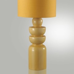 8130/1T MODERNI LN25 желтый, керамика/текстиль Настольная лампа E27 1*60W 220V SEGI