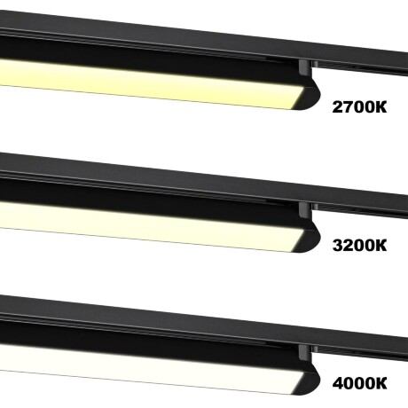 359791 PORT NT25 236 черный Светильник однофазный двухжильный трековый с переключ. цв. температуры IP20 LED 12W 180-265V 2700К/3200К/4000К ITER