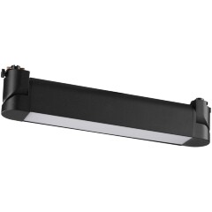 359791 PORT NT25 236 черный Светильник однофазный двухжильный трековый с переключ. цв. температуры IP20 LED 12W 180-265V 2700К/3200К/4000К ITER