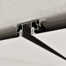 Novotech VECTOR 135323 Черный 2м магнитный шинопровод, универсальный монтаж в гарпунные (ПВХ) и демпферные (тканевые) натяжные потолки системой крепления полотна CLAMP, в комплекте торцевые заглушки 2шт и соединит. планки 4шт, IP20 220V