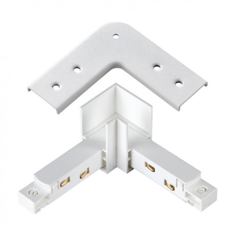 Соединитель питания L-образный, жесткий, для всех типов шин Novotech FLUM 135104