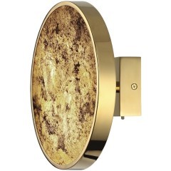 5079/15WL L-VISION ODL24 зол./серо-бежевый/металл/натур.камень/акрил Настенн.светильн. с переключ.цветов.темпер. LED 15W 3000К/4000K/6000K BERGI