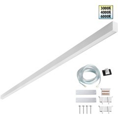 Светильник линейный Novotech светодиод. с переключ. цв. температуры IP20 LED 60W 220-240V 3000К\4000К\6000К FATTO 359606