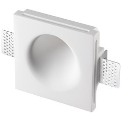 371013 Гипсовый светильник встраиваемый в стену ГКЛ под покраску IP20 GU10 50W 220-240V Novotech CAIL