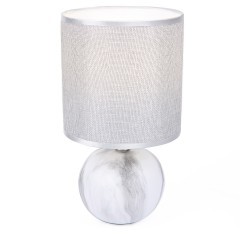 8230/1T CLASSI LN25 серый, керамика/текстиль Настольная лампа E14 1*40W 220V KOHALA