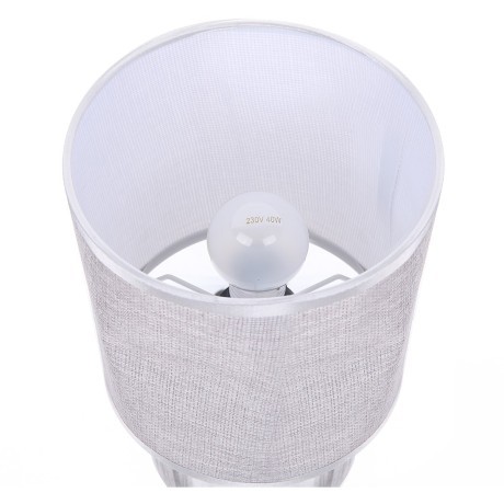 8230/1T CLASSI LN25 серый, керамика/текстиль Настольная лампа E14 1*40W 220V KOHALA