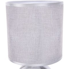 8230/1T CLASSI LN25 серый, керамика/текстиль Настольная лампа E14 1*40W 220V KOHALA