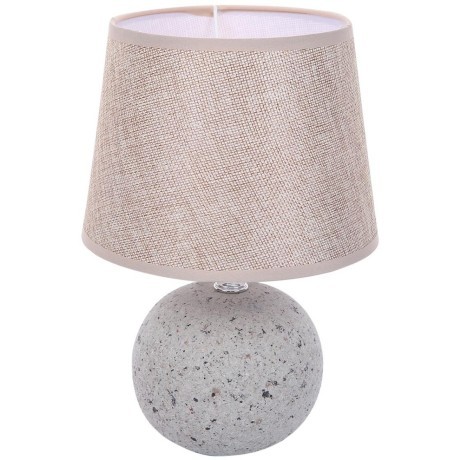 8215/1T CLASSI LN25 бежевый, керамика/текстиль Настольная лампа Е27 1*60W 220V TAREKA