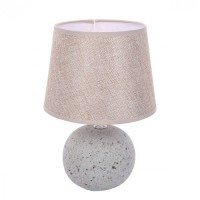 8215/1T CLASSI LN25 бежевый, керамика/текстиль Настольная лампа Е27 1*60W 220V TAREKA