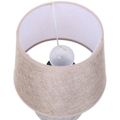 8215/1T CLASSI LN25 бежевый, керамика/текстиль Настольная лампа Е27 1*60W 220V TAREKA