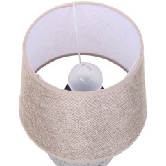 8215/1T CLASSI LN25 бежевый, керамика/текстиль Настольная лампа Е27 1*60W 220V TAREKA