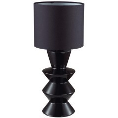 8133/1T MODERNI LN25 черный, керамика/текстиль Настольная лампа E27 1*60W 220V SEGI