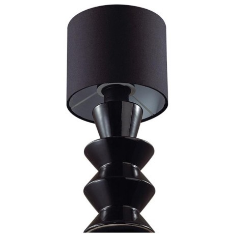 8133/1T MODERNI LN25 черный, керамика/текстиль Настольная лампа E27 1*60W 220V SEGI