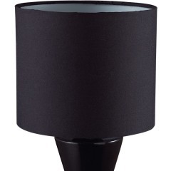 8133/1T MODERNI LN25 черный, керамика/текстиль Настольная лампа E27 1*60W 220V SEGI