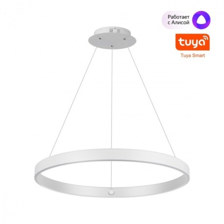 Светильник подвесной диммируемый со сменой цветовой температуры (пульт ДУ/прилож. Smart Life) LED 50/12W 3000-6000К Novotech SOTTO 359449