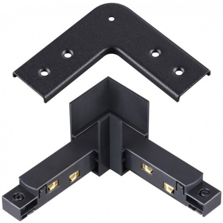 Соединитель питания L-образный, жесткий, для всех типов шин Novotech FLUM 135105