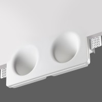 371014 Гипсовый светильник встраиваемый в стену ГКЛ под покраску IP20 2xGU10 50W 220-240V Novotech CAIL