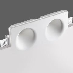 371014 Гипсовый светильник встраиваемый в стену ГКЛ под покраску IP20 2xGU10 50W 220-240V Novotech CAIL