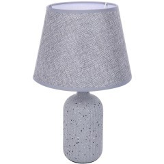 8216/1T CLASSI LN25 серый, керамика/текстиль Настольная лампа Е27 1*60W 220V FANNA