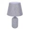 8216/1T CLASSI LN25 серый, керамика/текстиль Настольная лампа Е27 1*60W 220V FANNA