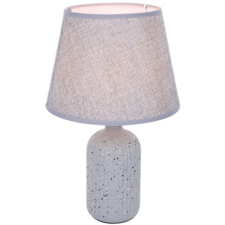 8216/1T CLASSI LN25 серый, керамика/текстиль Настольная лампа Е27 1*60W 220V FANNA