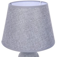 8216/1T CLASSI LN25 серый, керамика/текстиль Настольная лампа Е27 1*60W 220V FANNA