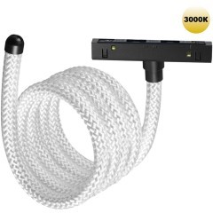 359334 Трековый светодиодный неон 2м Novotech Flum CRI90+ 3000К 2420Лм 360° 25W