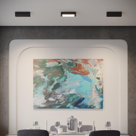 359799 OVER NT25 400 черный Светильник накладной с переключ. цв. температуры IP20 LED 12W 180-265V 2700К/3200К/4000К ITER