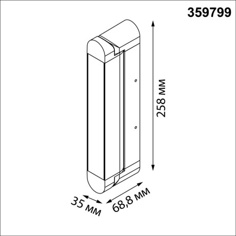 359799 OVER NT25 400 черный Светильник накладной с переключ. цв. температуры IP20 LED 12W 180-265V 2700К/3200К/4000К ITER