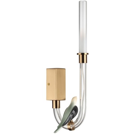 5431/2WLA L-VISION ODL_EX25 123 золотой(под латунь)/белый градиент/беж./зеленый/ металл/стекло/керамика Бра LED 2W 4000K LARK