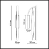 5468/4WL Odeon Light Exclusive SPIRA настенный светильник LED 4 Вт, 3500 К, сатинированная латунь, коричневый градиент, IP20, 220 В