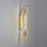 5468/4WL Odeon Light Exclusive SPIRA настенный светильник LED 4 Вт, 3500 К, сатинированная латунь, коричневый градиент, IP20, 220 В